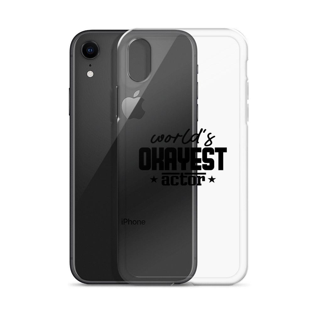 World's okayest actor- iPhone Case Transparent