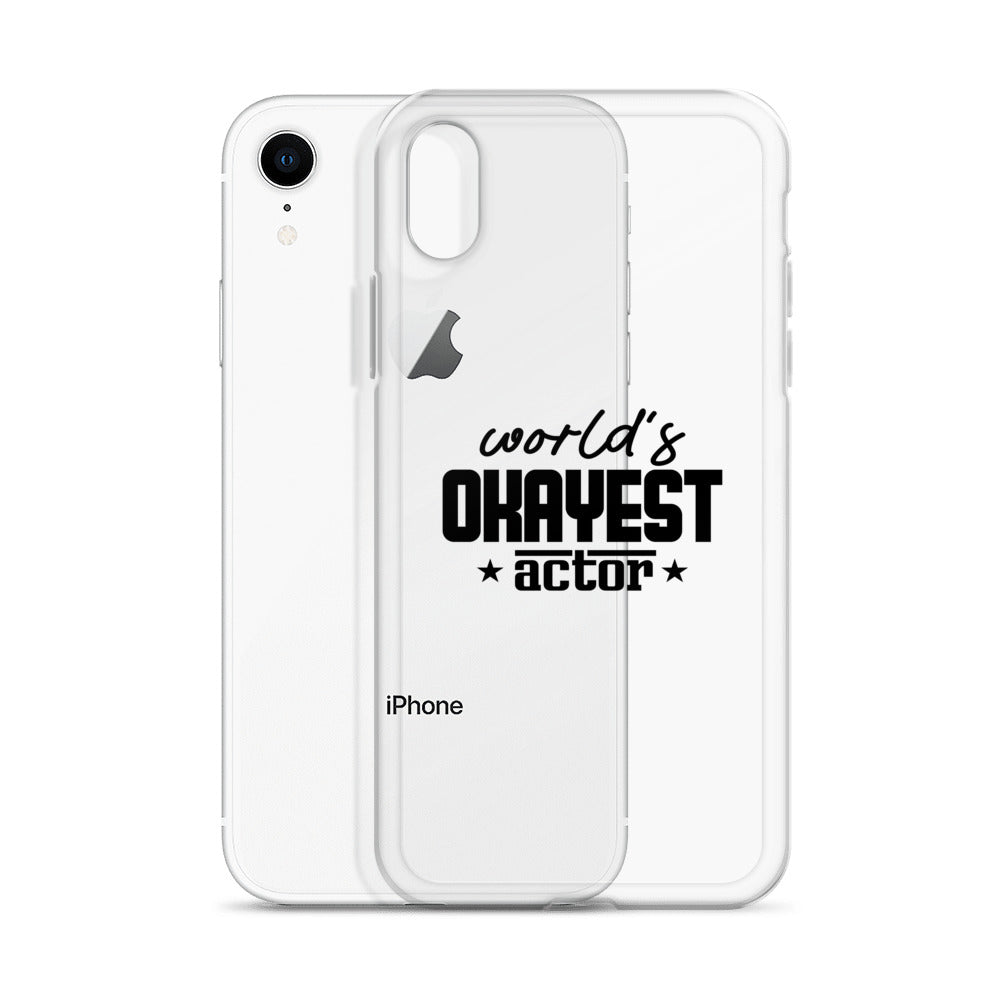 World's okayest actor- iPhone Case Transparent