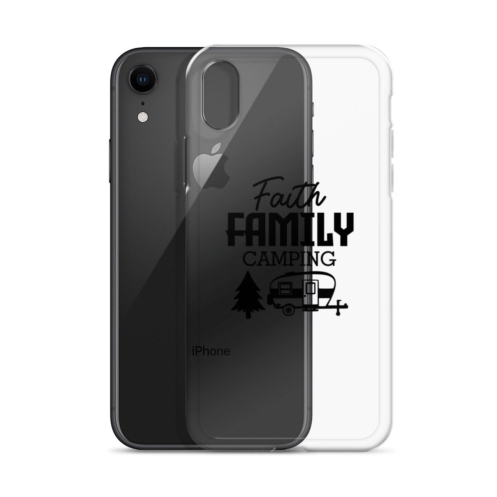 Family Camping- iPhone Case Transparent