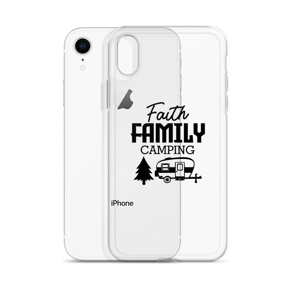 Family Camping- iPhone Case Transparent