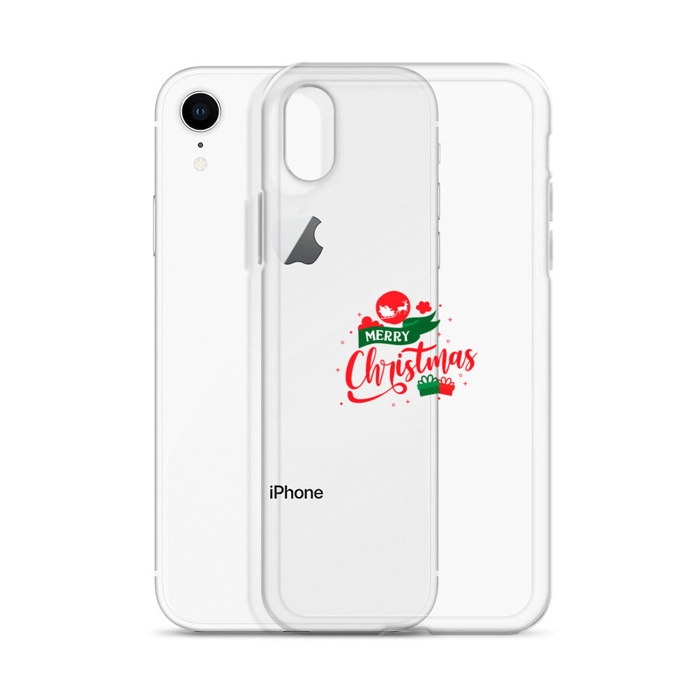 Merry Christmas- iPhone Case Transparent