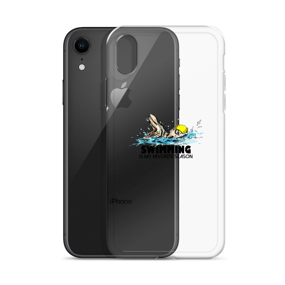 Swimming- iPhone Case Transparent