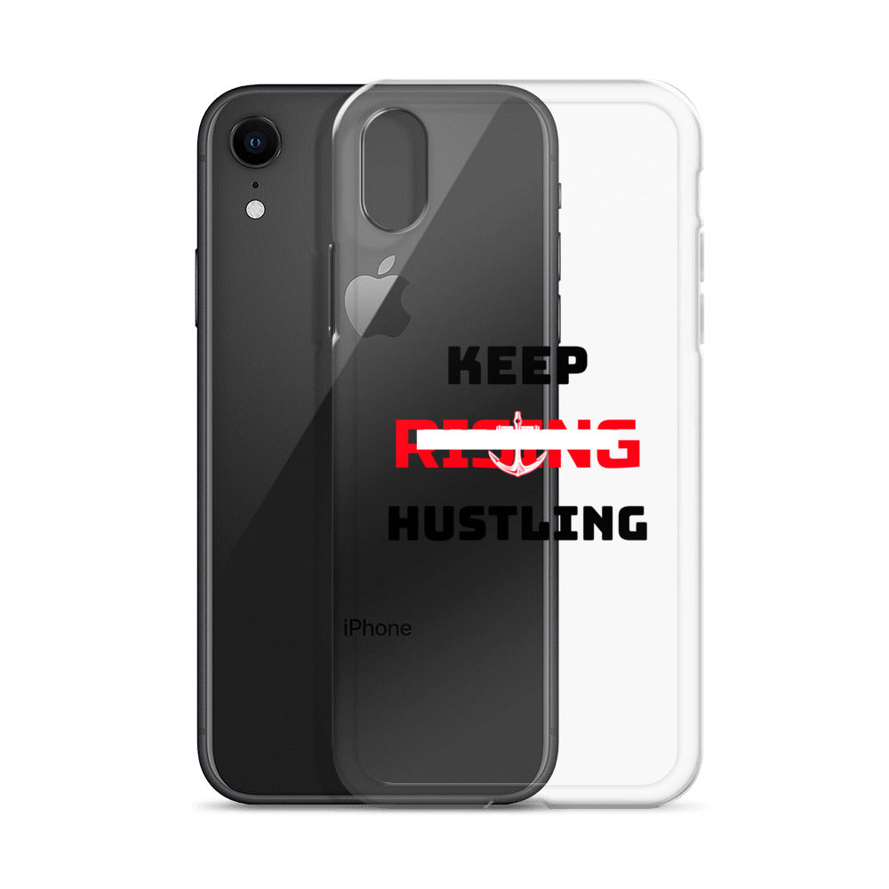 KEEP RISING HUSTLING - iPhone Case Transparent