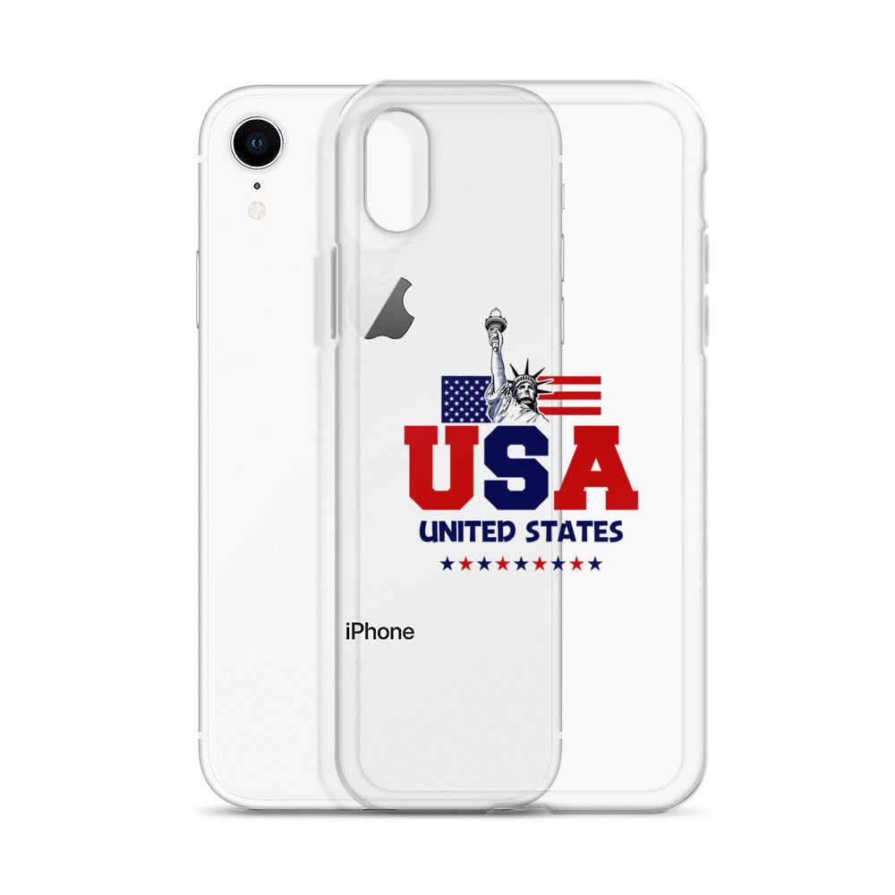 UNITED STATES OF AMERICA - iPhone Case Transparent
