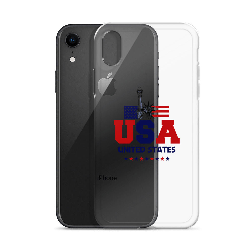 UNITED STATES OF AMERICA - iPhone Case Transparent