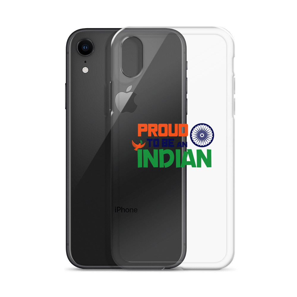 PROUD TO BE AN INDIAN - iPhone Case Transparent