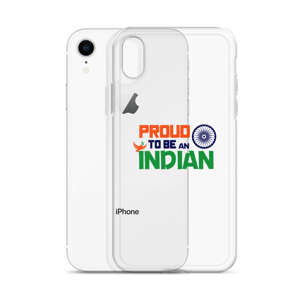 PROUD TO BE AN INDIAN - iPhone Case Transparent