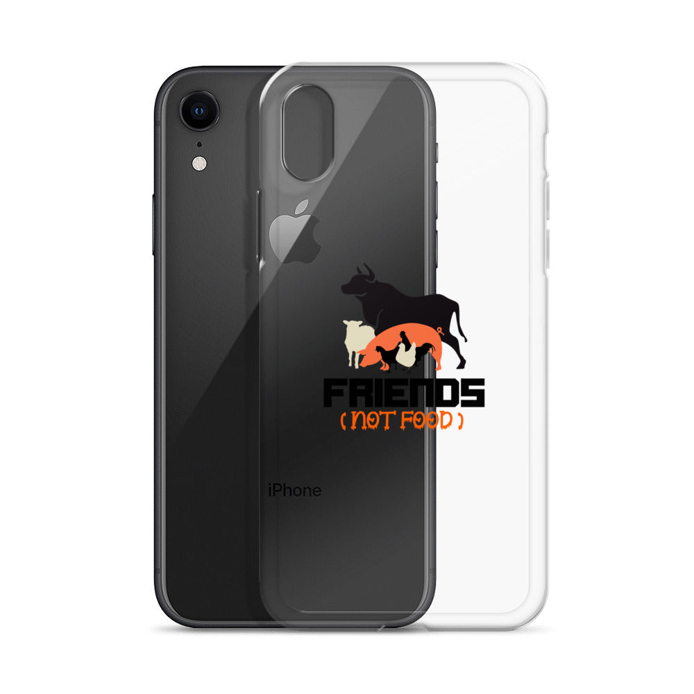 FRIENDS NOT FOOD - iPhone Case Transparent