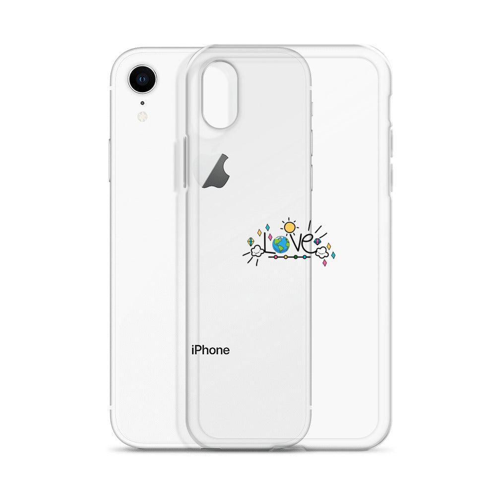 LOVE EARTH - iPhone Case Transparent