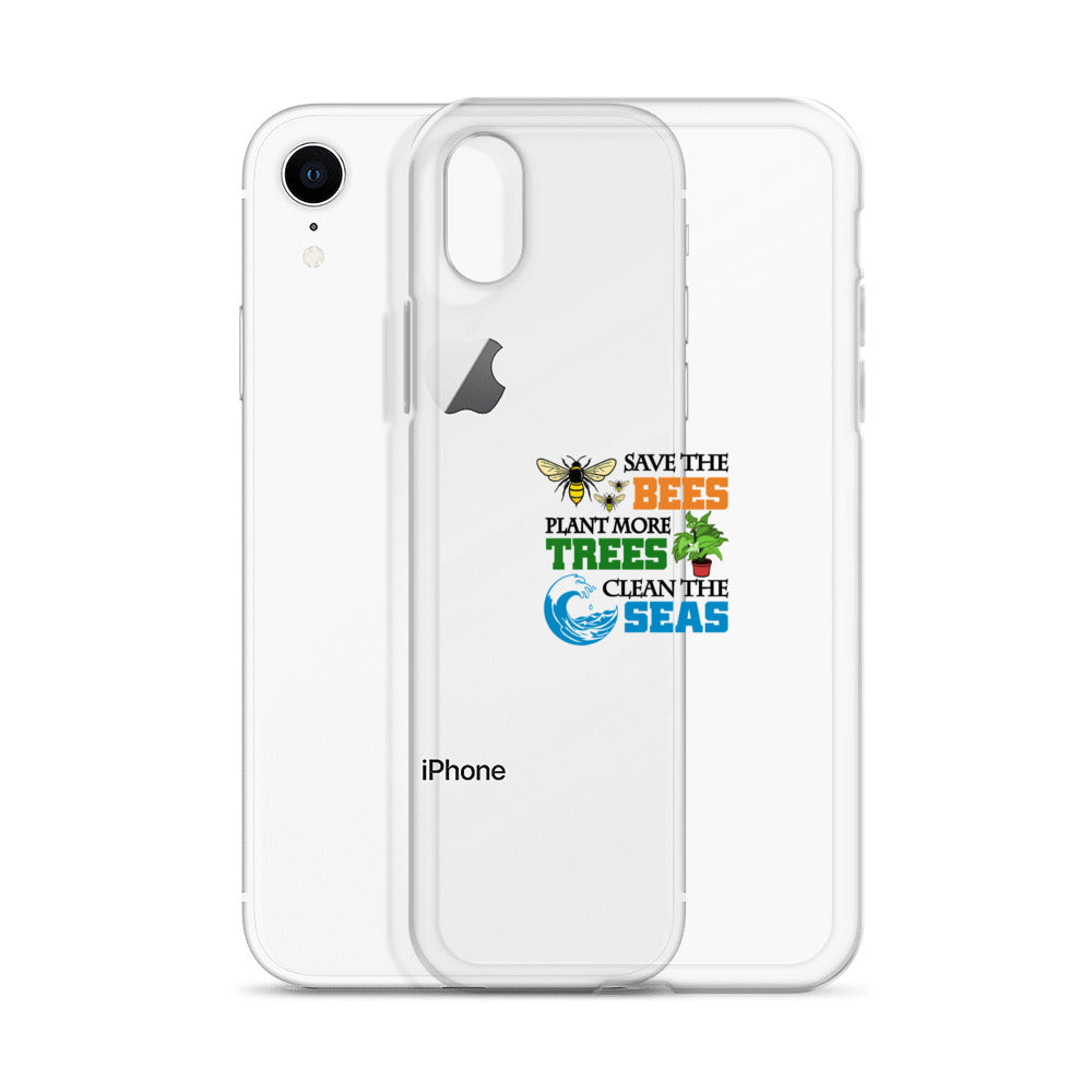 SAVE THE BEES - iPhone Case Transparent