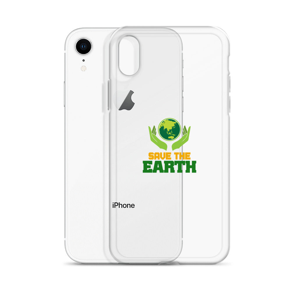 SAVE THE EARTH - iPhone Case Transparent