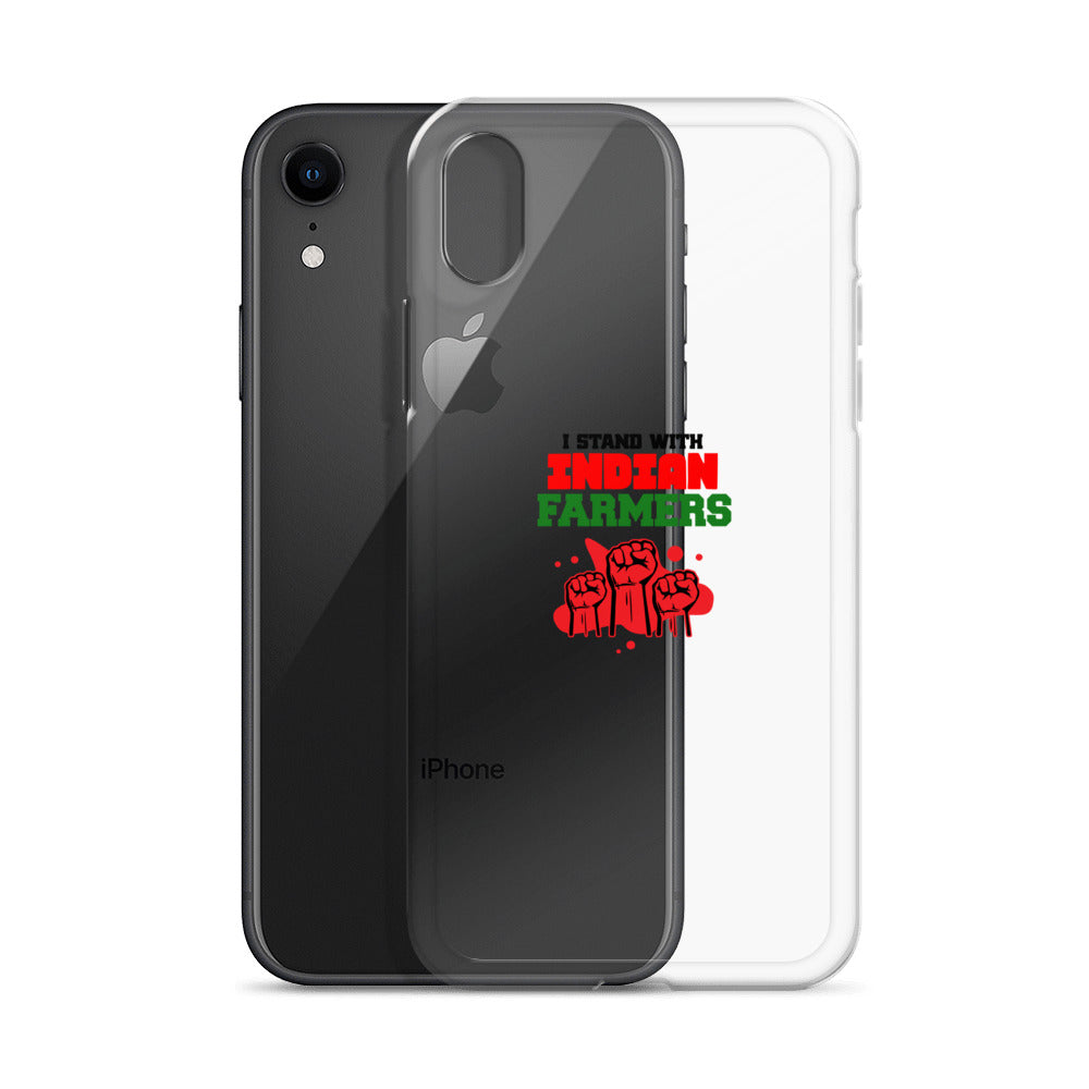 I STAND WITH INDIAN FARMERS - iPhone Case Transparent