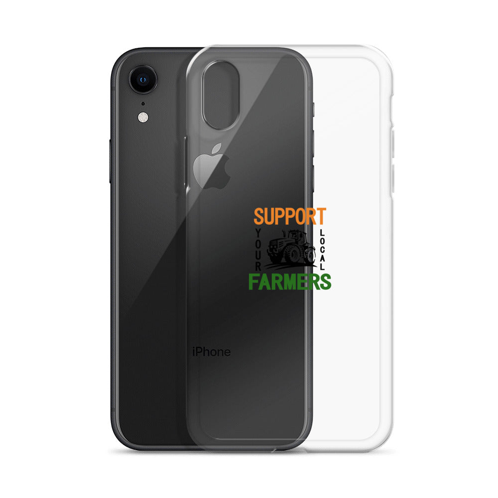 SUPPORT YOUR LOCAL FARMERS - iPhone Case Transparent