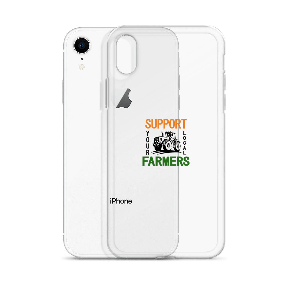 SUPPORT YOUR LOCAL FARMERS - iPhone Case Transparent