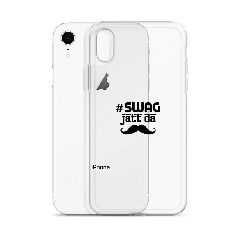 SWAG JATT DA - iPhone Case Transparent