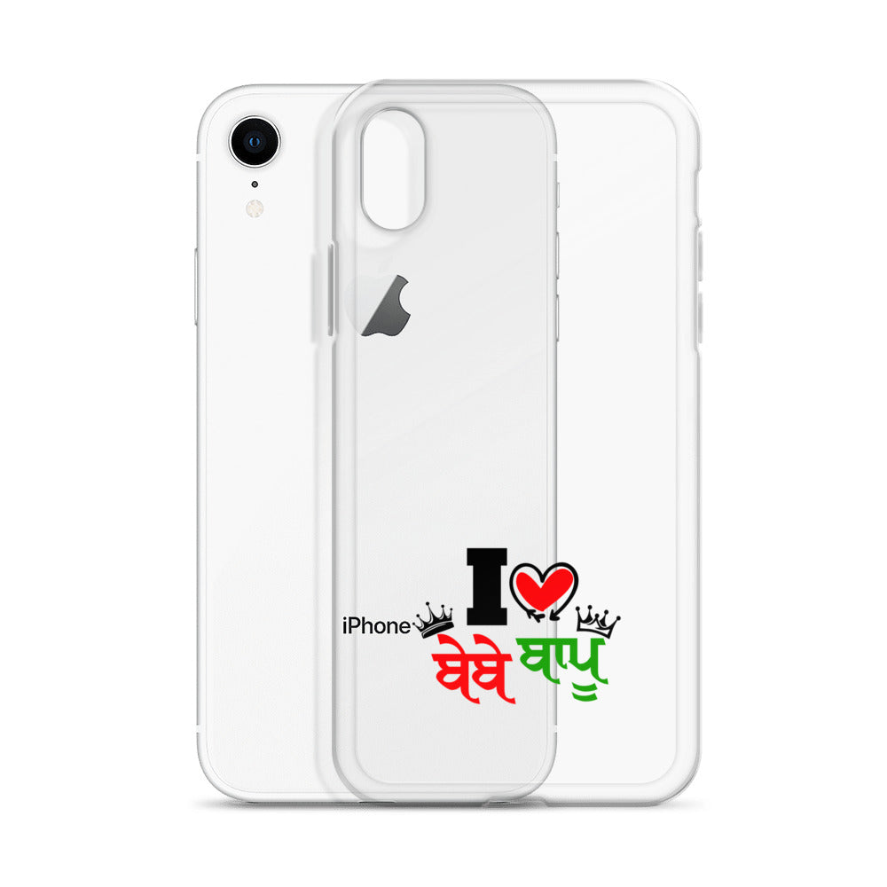 I LOVE BEBE BAPU - iPhone Case