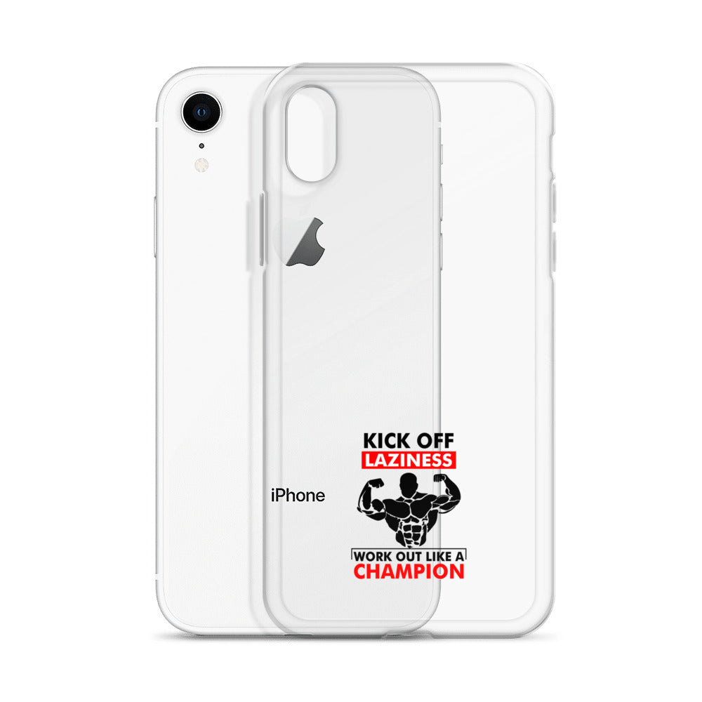 KICK OFF LAZINESS - iPhone Case