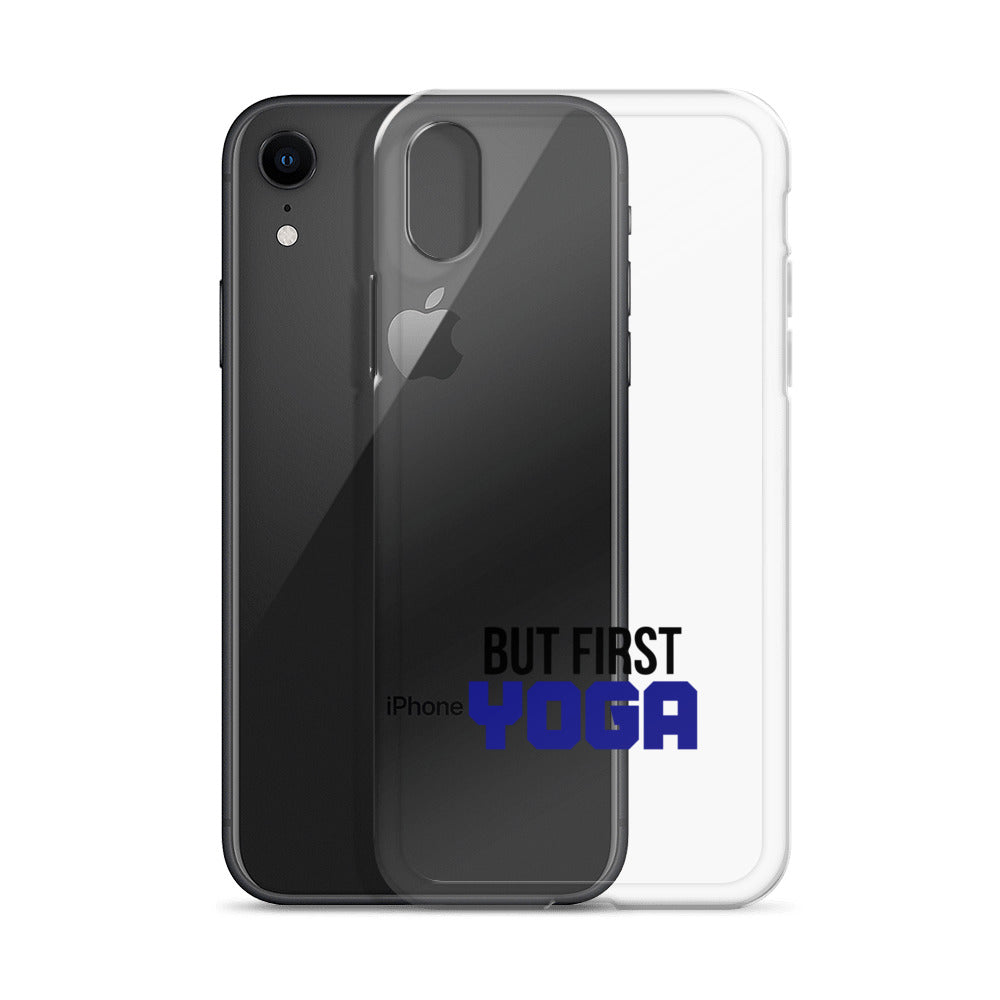 BUT FIRST YOGA - iPhone Case