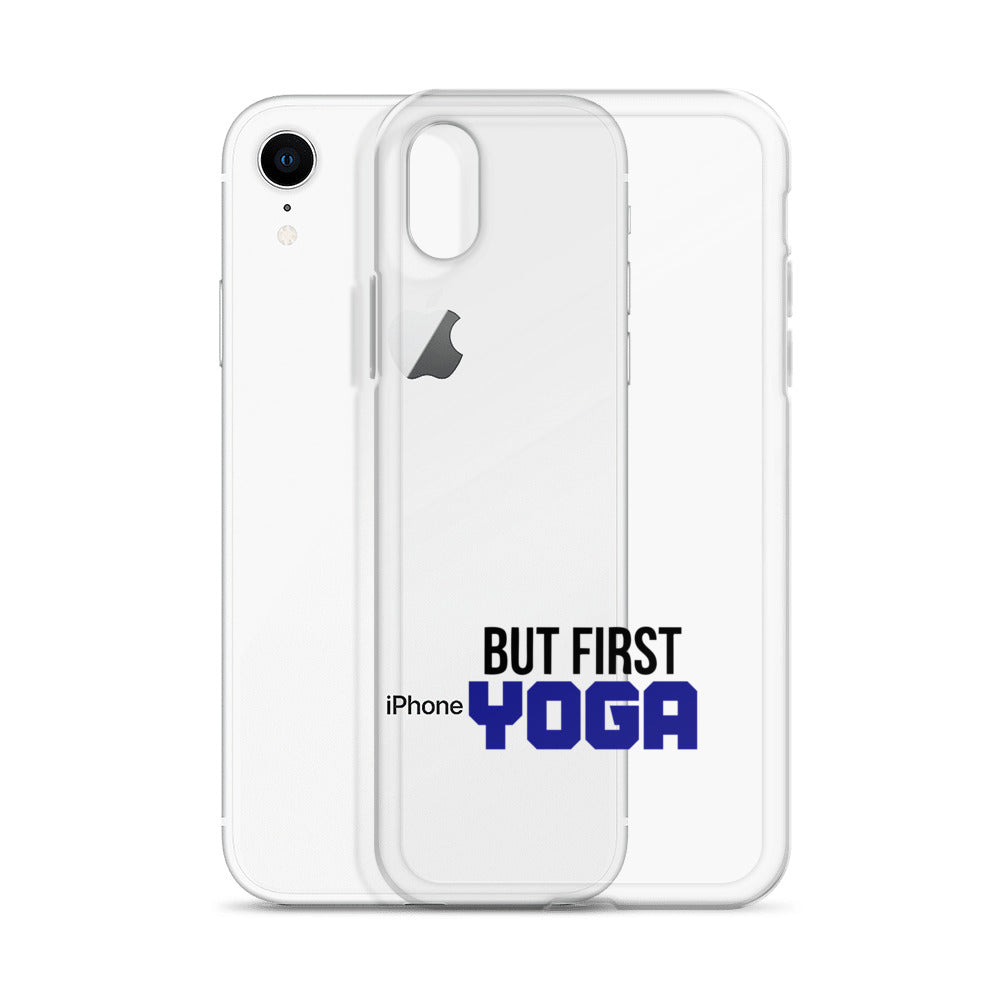 BUT FIRST YOGA - iPhone Case