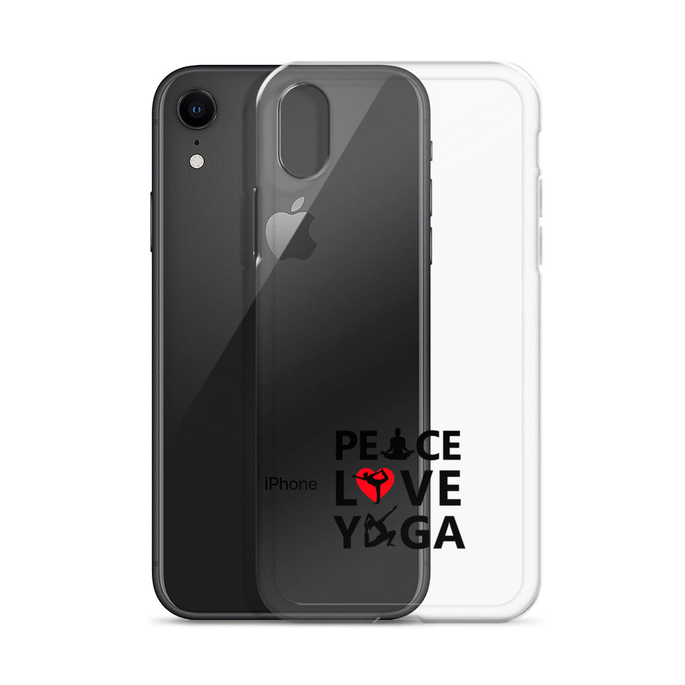 PEACE LOVE YOGA - iPhone Case