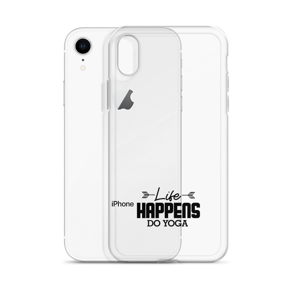 LIFE HAPPENS DO YOGA - iPhone Case