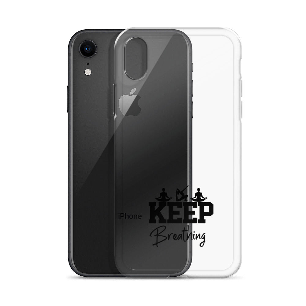 KEEP BREATHING - iPhone Case