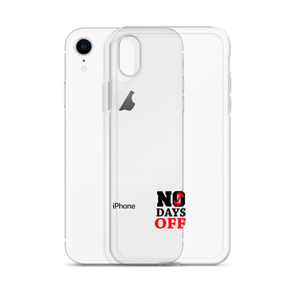 NO DAYS OFF - iPhone Case