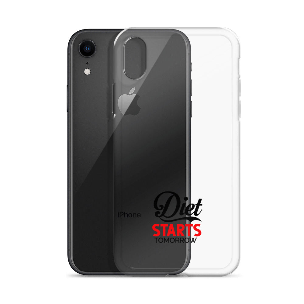DIET STARTS TOMORROW - iPhone Case
