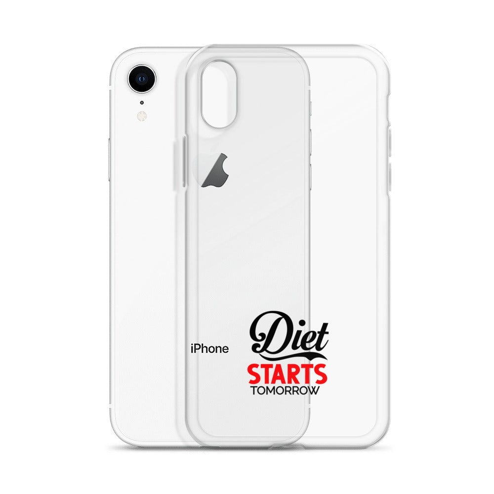 DIET STARTS TOMORROW - iPhone Case