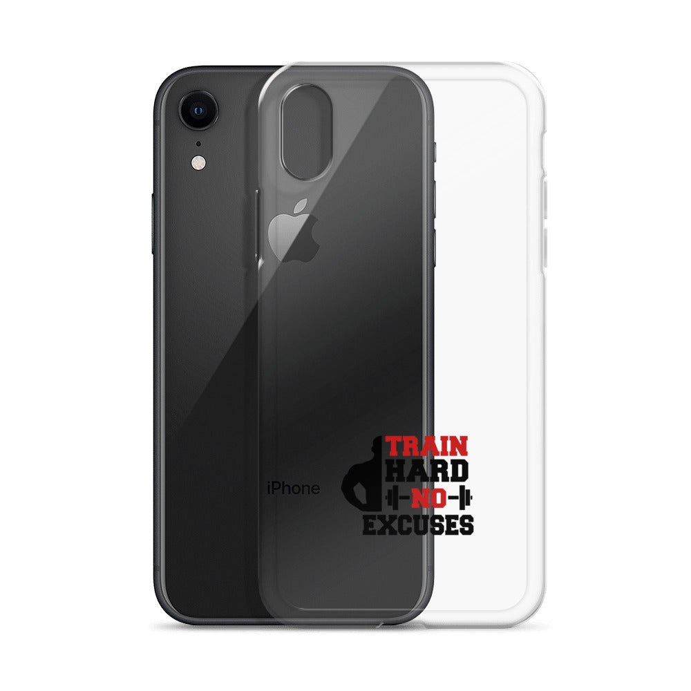 TRAIN HARD NO EXCUSES - iPhone Case