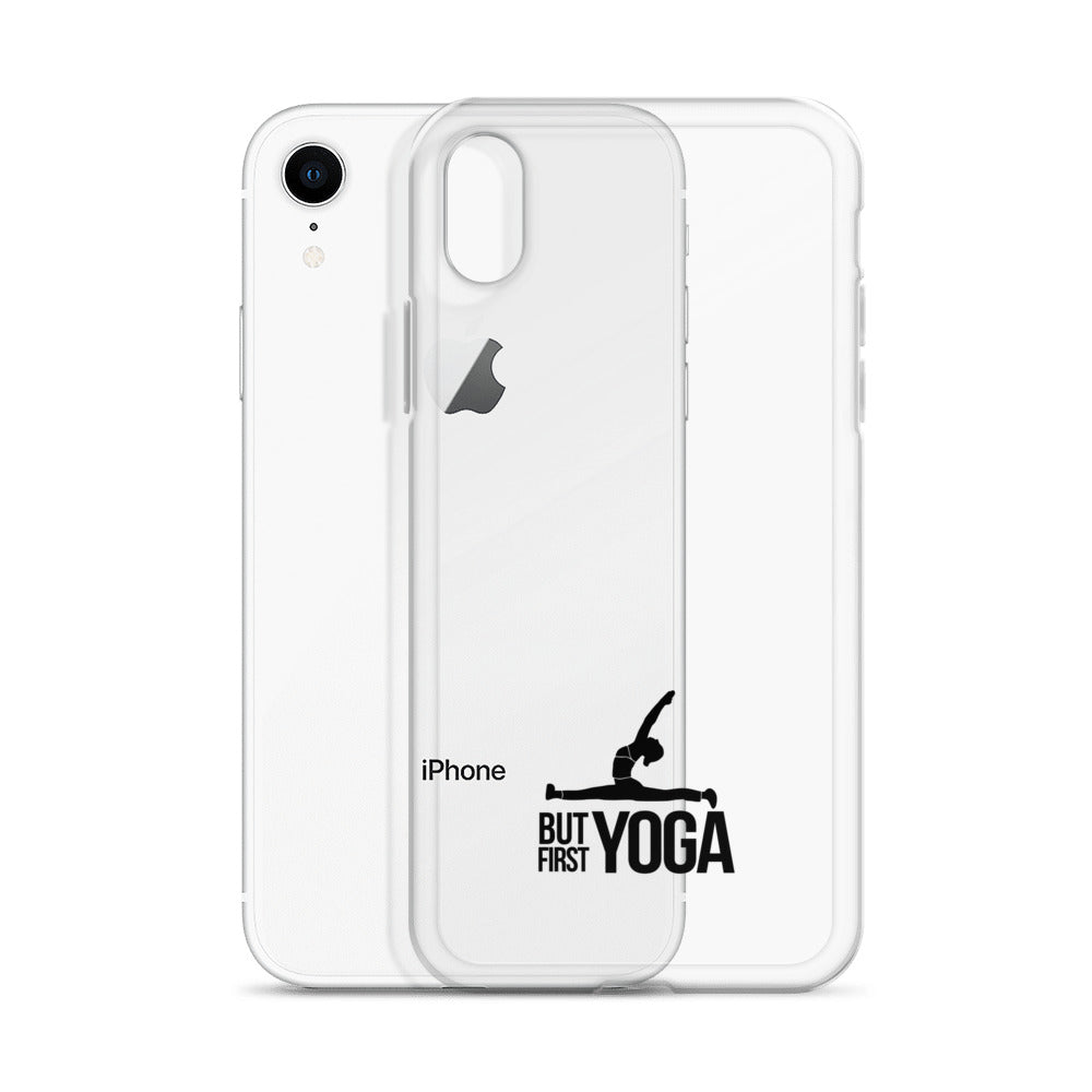 BUT FIRST YOGA - iPhone Case