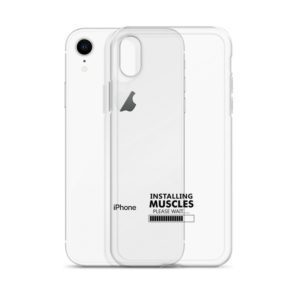 INSTALLING MUSCLES - iPhone Case