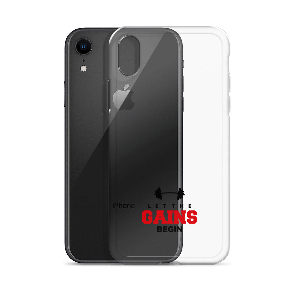 LET THE GAINS BEGIN - iPhone Case