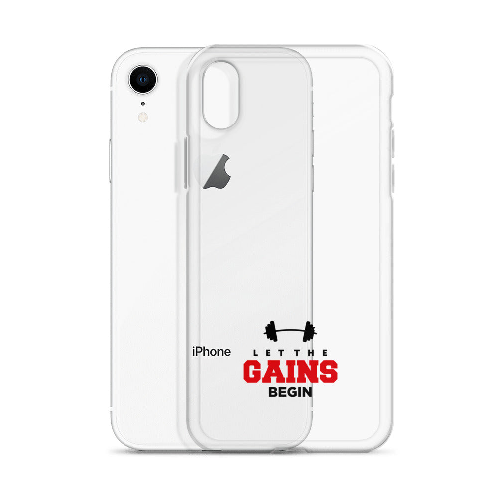 LET THE GAINS BEGIN - iPhone Case