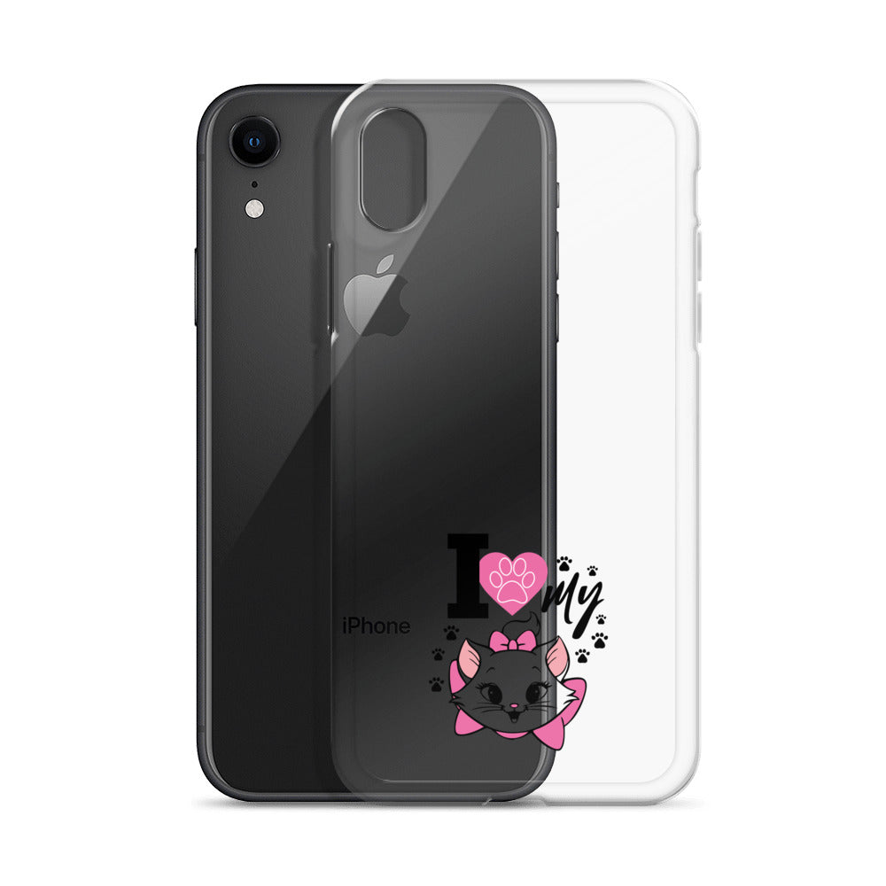 I LOVE MY CAT - iPhone Case