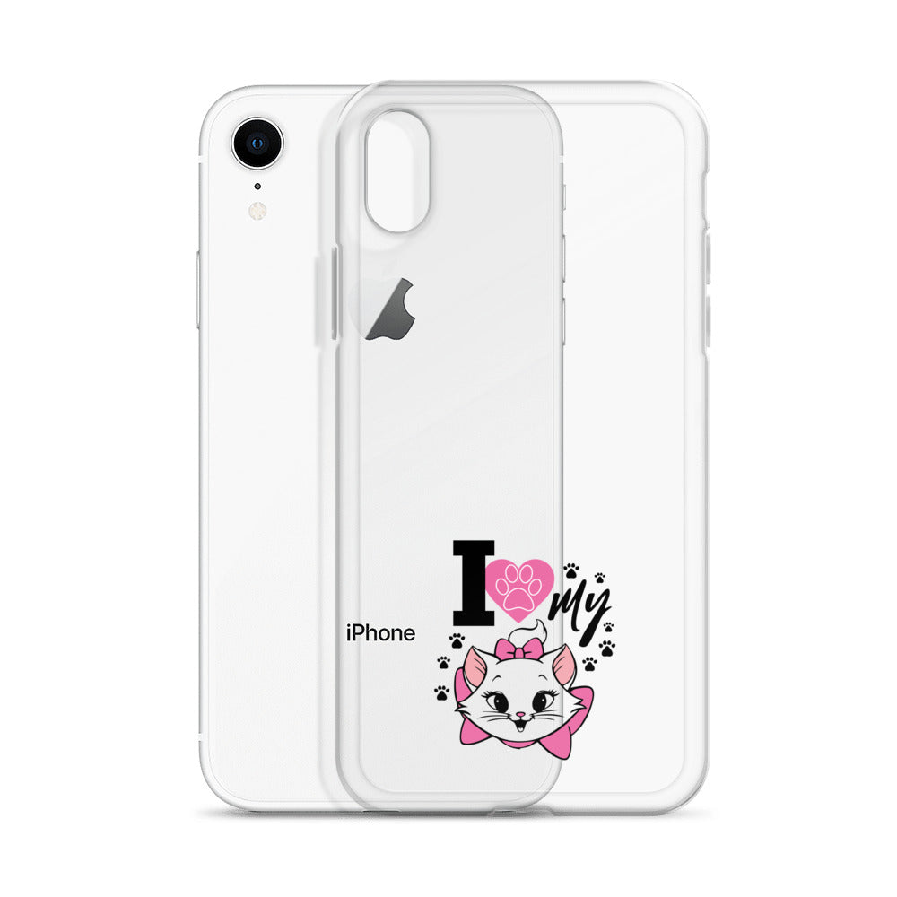 I LOVE MY CAT - iPhone Case