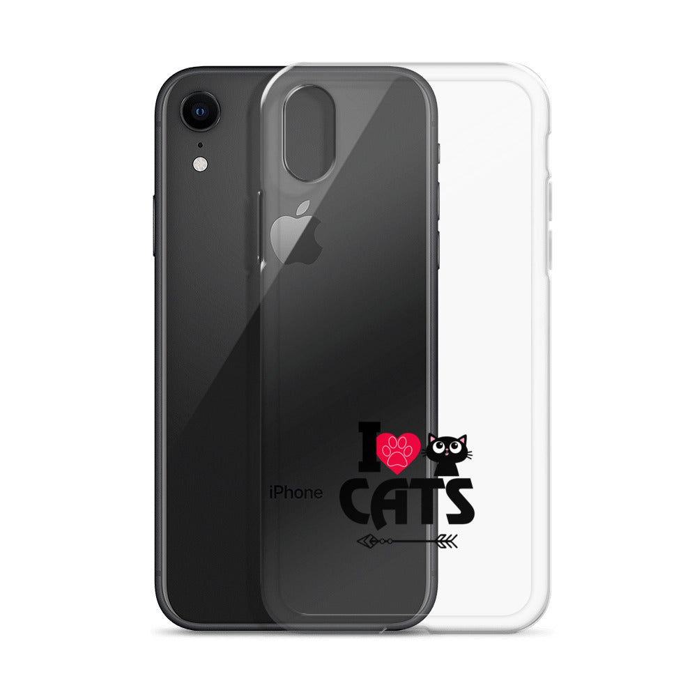 I LOVE CATS - iPhone Case