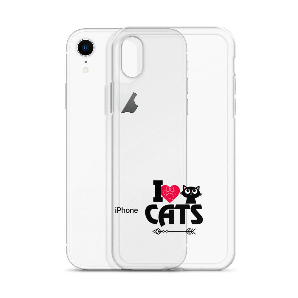 I LOVE CATS - iPhone Case