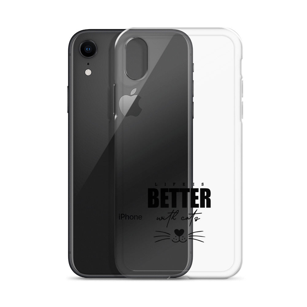 LIFE IS BETTER WITH CATS - iPhone Case