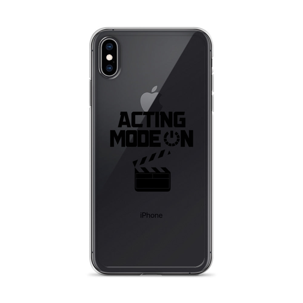 Acting mode - iPhone Case Transparent