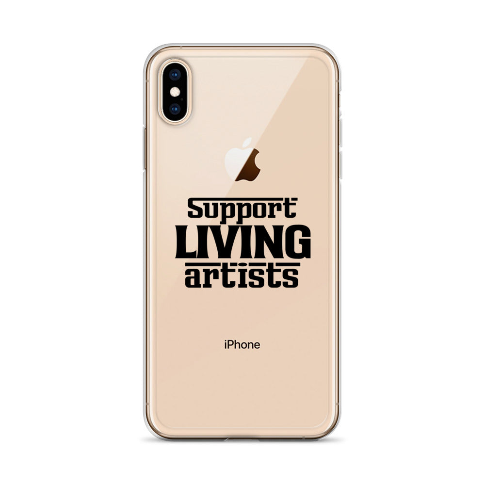 Support living artists- iPhone Case Transparent