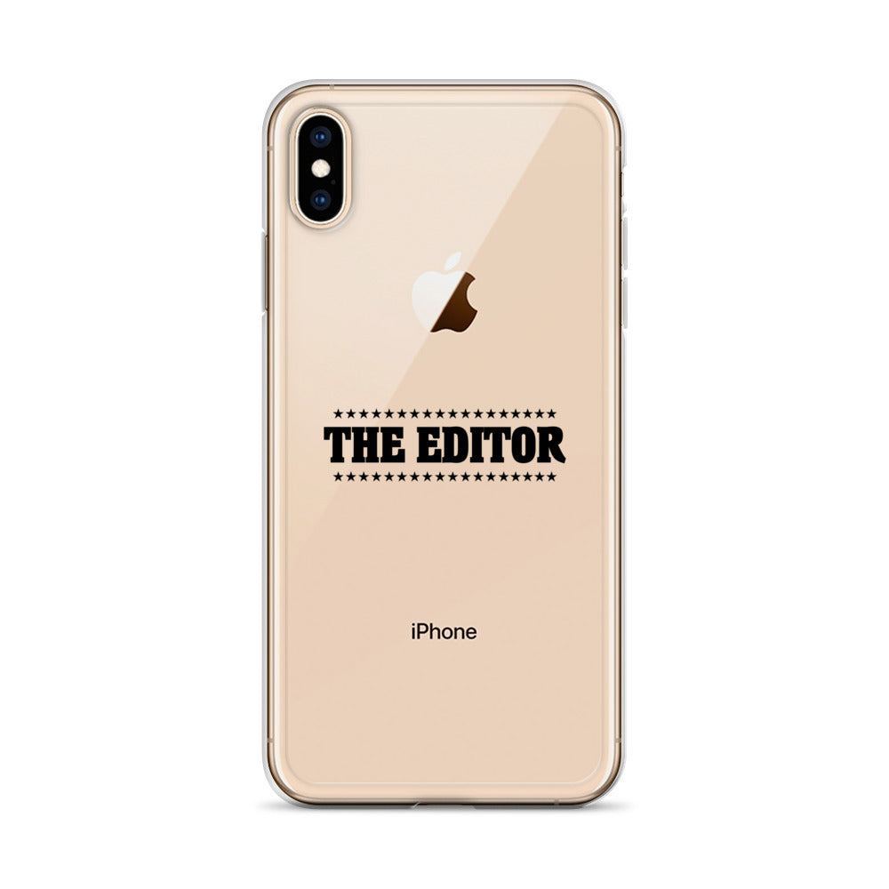 The Editor- iPhone Case Transparent