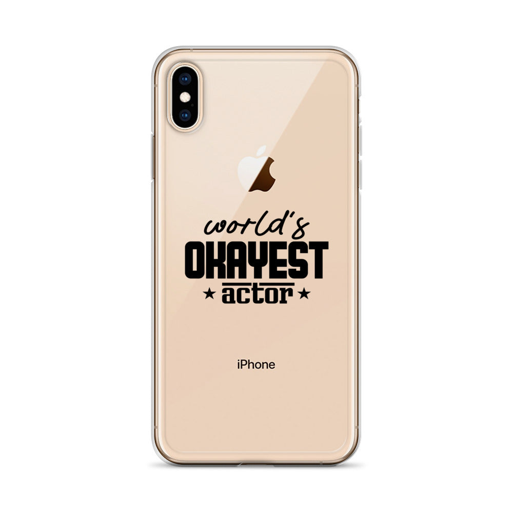 World's okayest actor- iPhone Case Transparent