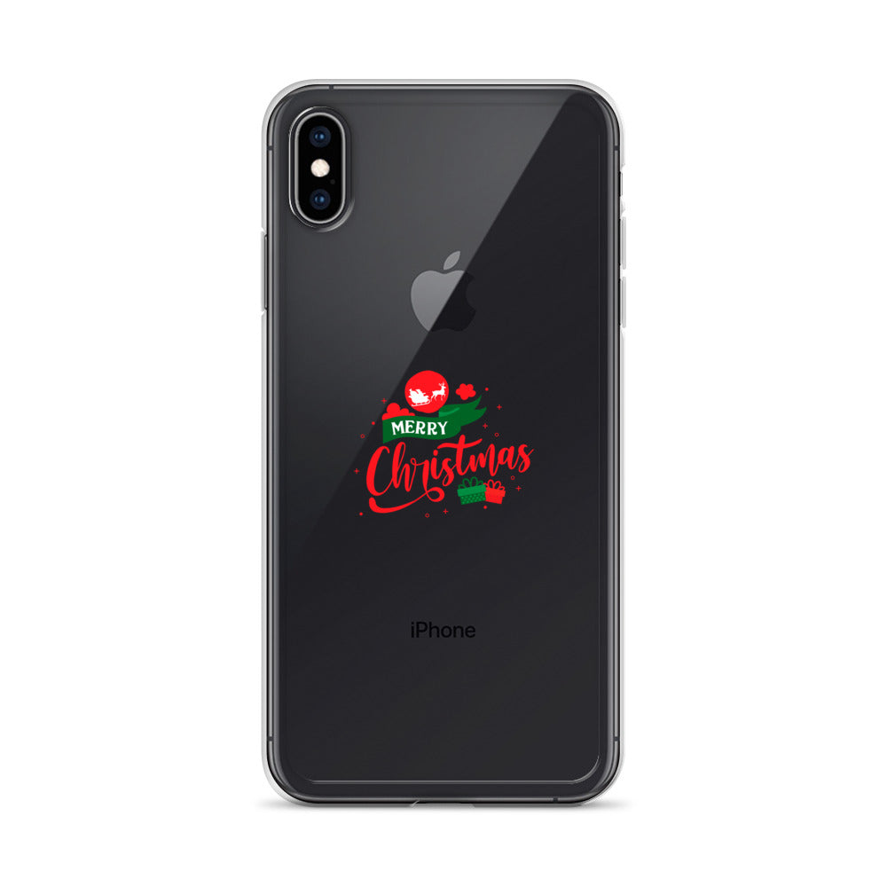 Merry Christmas- iPhone Case Transparent