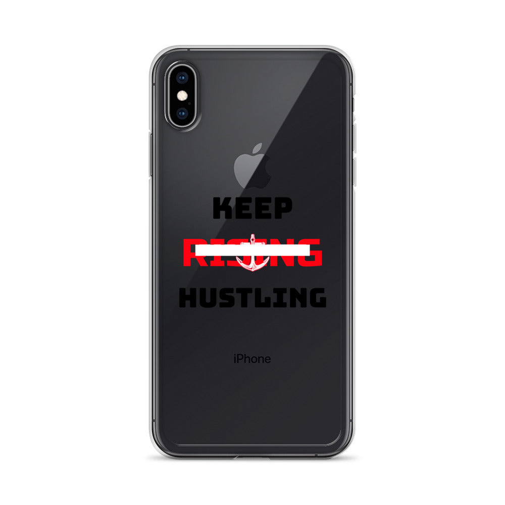 KEEP RISING HUSTLING - iPhone Case Transparent