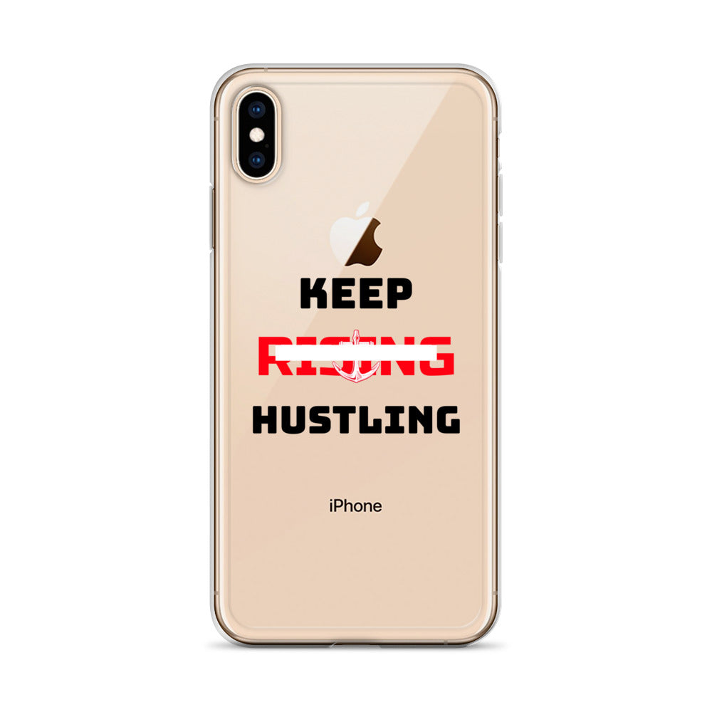 KEEP RISING HUSTLING - iPhone Case Transparent