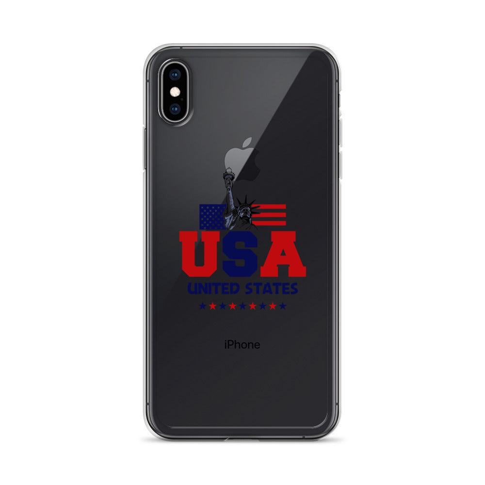 UNITED STATES OF AMERICA - iPhone Case Transparent