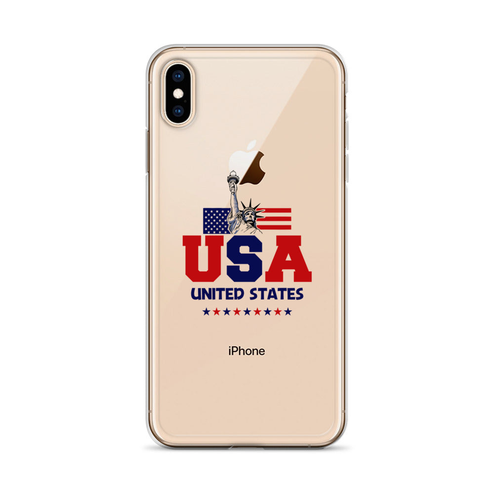 UNITED STATES OF AMERICA - iPhone Case Transparent