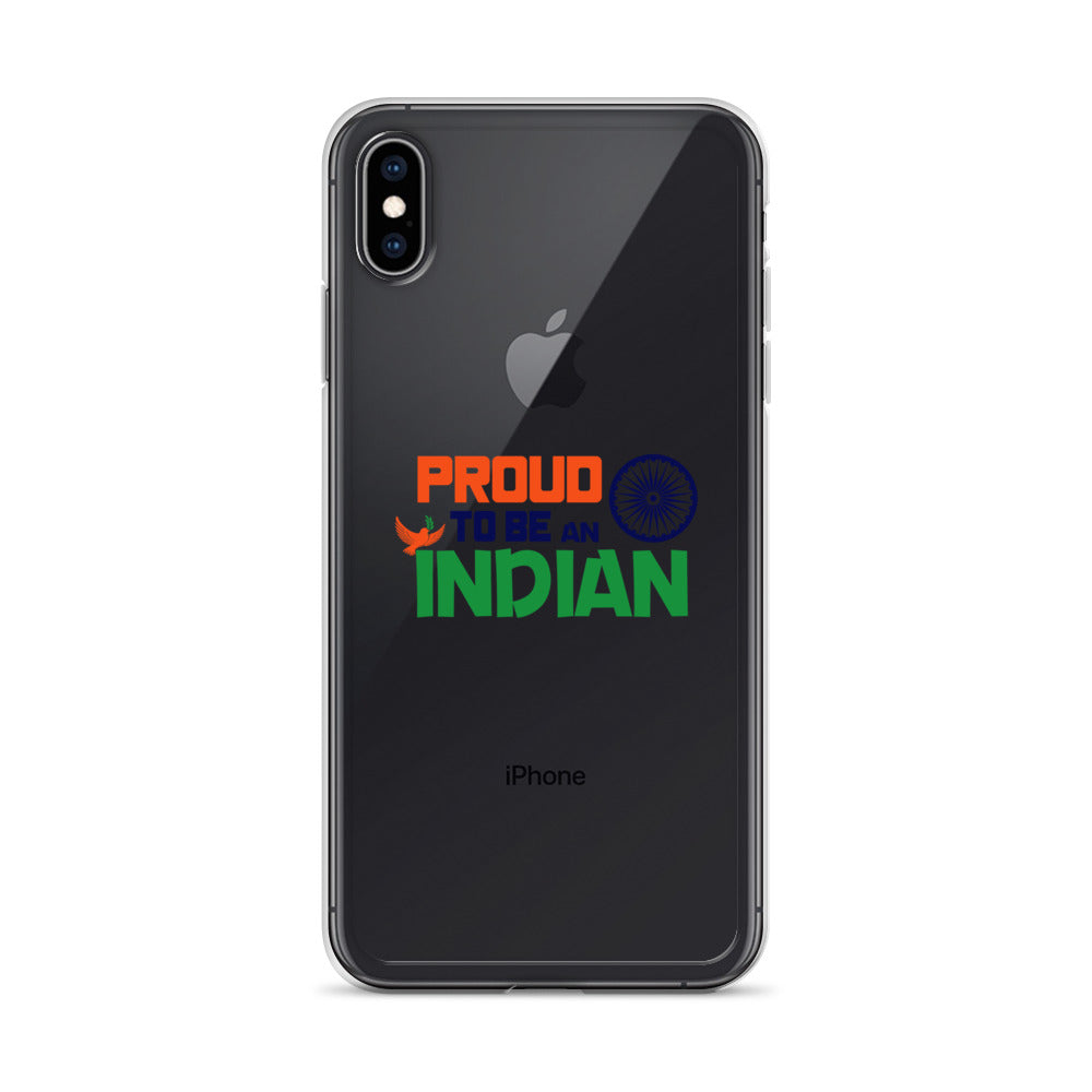 PROUD TO BE AN INDIAN - iPhone Case Transparent