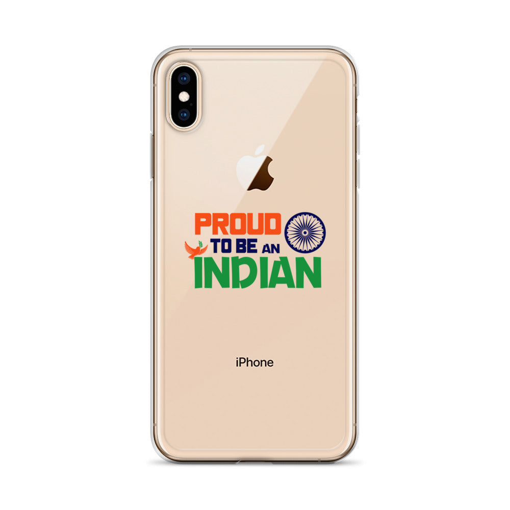 PROUD TO BE AN INDIAN - iPhone Case Transparent